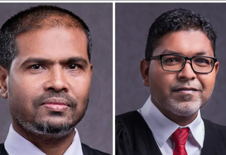 ހައި ކޯޓުގެ ފަނޑިޔާރު މުހައްމަދު ސަލީމް އާއި ހައި ކޯޓުގެ ކުރީގެ ފަނޑިޔާރު އަބްދުﷲ ހަމީދު