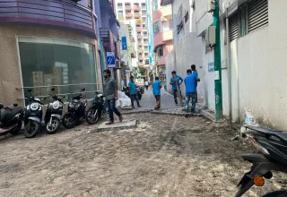 މާލެ ސިޓީގެ މަގުތައް މަރާމާތު ކުރުމުގެ މަސައްކަތުގެ ދަށުން ޖުލައި މަހު 18 ސަރަހައްދެއްގެ މަގު މަރާމާތުކޮށްފި