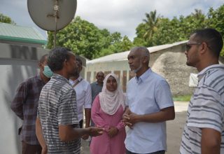 އިދިކޮޅުގެ ރިޔާސީ ކެންޑިޑޭޓު މުއިއްޒު/ ފޮޓޯ: ކެމްޕެއިން ޓީމް