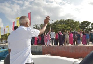 އިދިކޮޅުގެ ރިޔާސީ ކެންޑިޑޭޓު މުއިއްޒު/ ފޮޓޯ: ކެމްޕެއިން ޓީމް