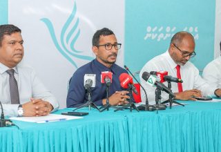 ޕީއެންސީގެ ޕާލިމަންޓު ގުރޫޕުގެ ލީޑަރު، އިނގުރައިދޫ ދާއިރާގެ މެމްބަރު އިބްރާހިމް ފަލާހު/ ފޮޓޯ: ޕީއެންސީ