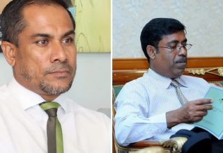 ޑީޖޭއޭ އިން ބަލަމުންދާ މައްސަލައަކާ ގުޅިގެން ސަސްޕެންޑްކޮށްފައިވާ ދެ ޑިރެކްޓާ ޖެނަރަލުން ކަމަށްވާާ ޒަކަރިއްޔާ އަދި އަހުމަދު އަލީ --