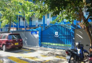 ދަރުވަމަންތަ ސްކޫލު ތަޅާލައި އަޅާފައިވާ ވަގުތީ އިމާރާތް/ ފޮޓޯ: ވަން