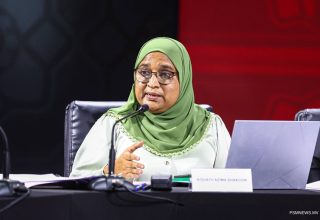 ކުރީގެ ބަންޑާރަ ނައިބު އައިޝަތު އާޒިމާ ޝަކޫރު/ ފޮޓޯ: ޕީއެސްއެމް