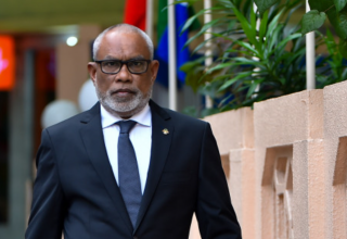 ރައްޔިތުންގެ މަޖިލީހުގެ ރައީސް އަބްދުރަހީމް އަބްދުﷲ.