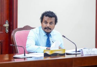 ރައްޔިތުންގެ މަޖިލީހުގެ ފުވައްމުލަކު މެދު ދާއިރާގެ މެންބަރު އަލީ ފަޒާދު/ ފޮޓޯ: މަޖިލިސް