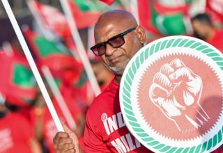 އިދިކޮޅު ޕީޕީއެމްގެ ހުޅުމާލެ ދާއިރާގެ ރައީސް އަބްދުއްސަމަދު/ ފޮޓޯ: އަވަސް