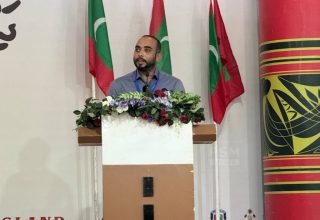 މައުލޫމާތާއި ފަންނާ ބެހޭ ވަޒީރު އިބްރާހިމް ވަހީދު --- ފޮޓޯ: ޕީއެސްއެމް