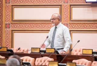 ރައްޔިތުންގެ މަޖިލީހުގެ ނައިބު ރައީސް، ދިއްގަރު ދާއިރާގެ މެމްބަރު އަހުމަދު ނާޒިމް/ ފޮޓޯ: މަޖިލިސް