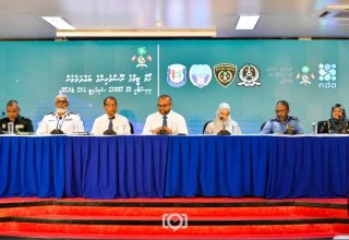 ހޯމް ސެކްޓާގެ އިދާރާތަކުން ބޭއްވި ނޫސްވެރިންގެ ބައްދަލުވުން --ވަގުތު އިމޭޖަސް: މުހައްމަދު އަލީފް