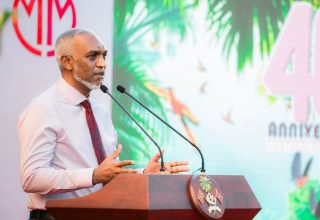 މާފަންނު މަދަރުސާއަށް 40 އަހަރު ފުރުން ފާހަގަކުރުމަށް ބޭއްވި ރަސްމިއްޔާތުގެ ތެރެއިން/ ފޮޓޯ: ރައީސް އޮފީސް