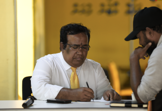 އެމްޑީޕީގެ ވަގުތީ ޗެއާޕާސަން އަދި ހަނިމާދޫ ދާއިރާގެ މެމްބަރު އަބްދުލްޣަފޫރު މޫސާ/ ފޮޓޯ: އެމްޑީޕީ