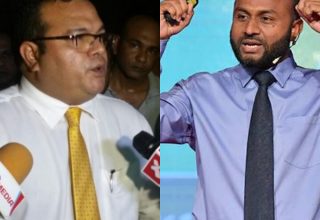 ޑރ ޝަހީމް އަދި މެމްބަރު އަސްލަމް: ފޮޓޯ/ ސަންގު