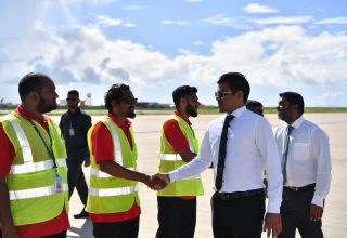 ކުޅުދުއްފުށި ސިޓީއަށް ކުރައްވާ ރަސްމީ ދަތުރުފުޅެއްގައި ރައީސުލްޖުމްހޫރިއްޔާގެ ނައިބު ފުރާވަޑައިގެންނެވުން
