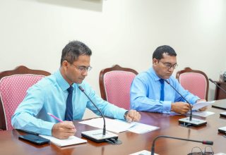 ރަައްޔިތުން މަޖިލީހުގެ ފުވައްމުލަކު ދެކުނު ދާއިރާގެ މެމްބަރު އިބްރާހިމް ހުސައިން/ ފޮޓޯ: މަޖިލިސް