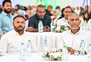 ރައީސް ޑރ. މުހައްމަދު މުއިއްޒު އަދި މާލެ ސިޓީ ކައުންސިލްގެ ޑެޕިއުޓީ މޭޔަރު ނަރީޝް--- ފޮޓޯ | މިހާރު