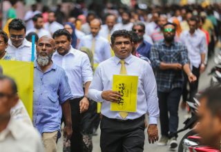ރައްޔިތުންގެ މަޖިލީހުގެ މާފަންނު މެދު ދާއިރާގެ މެމްބަރު އިބްރާހިމް ރަޝީދު ބޮންޑެ/ ފޮޓޯ: ސަން