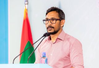 ޕީއެންސީގެ ޕީޖީ ލީޑަރު އިބްރާހިމް ފަލާހު/ފޮޓޯ:ސަން އޮންލައިން/މޫސާ ނަދީމް