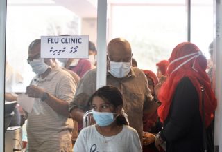 މާޗް 14، 2017: މީގެ ކުރިން އައިޖީއެމްއެޗްގައި ހުޅުވި ފްލޫ ކްލިނިކު --- ފޮޓޯ/ ފަޔާޒު މޫސާ