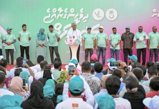 މަޖިލިސް ކެމްޕެއިން ނިންމާލުވުމުގެ ރަސްމިއްޔާތުގެ ތެރެއިން/ ފޮޓޯ: މިހާރު