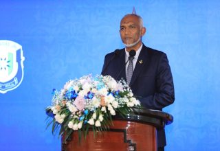 ރައީސުލްޖުމްހޫރިއްޔާ ޑރ. މުހައްމަދު މުއިއްޒު -----  ފޮޓޯ: ޕޮލިސް ލައިފް