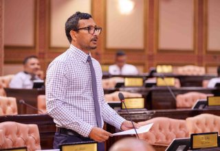 ޕީއެންސީގެ ޕާލިމަންޓްރީ ގުރޫޕުގެ ލީޑަރު އަދި އިނގުރައިދޫ ދާއިރާގެ މެމްބަރު އިބްރާހިމް ފަލާހު/ ފޮޓޯ: މަޖިލިސް