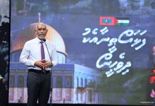 ރައީސުލްޖުމްހޫރިއްޔާ ޑރ މުހައްމަދު މުއިއްޒު "ފަލަސްތީނާއިއެކު ދިވެހިން" ޓެލެތޯންގައި ބައިވެރިވެވަޑައިގަތުން.