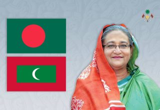ބަންގްލަދޭޝްގެ ބޮޑުވަޒީރު އަލުން އިންތިޚާބުވެވަޑައިގަތުމާ ގުޅިގެން ރައީސުލްޖުމްހޫރިއްޔާ އެކަމަނާއަށް ތަހުނިޔާގެ މެސެޖެއް ފޮނުއްވުން.