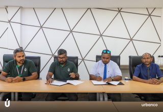 ހުޅުމާލޭ ފޭސް 2 ގައި މިސްކިތެއް ޤާއިމު ކުރުމުގެ އެއްބަސްވުމުގައި ސޮއި ކުރުން.