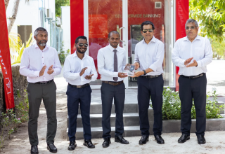 ނ.ކުޑަފަރީގައި  ބީއެމްއެލް އޭޓީއެމްގެ ޚިދުމަތް ފެށުން/ ފޮޓޯ: ބީއެމްއެލް