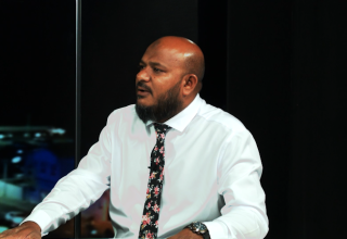 ޕީއެންސީގެ ނައިބު ރައީސް އަދި ބާރަށު ދާއިރާގެ މެމްބަރު އިބްރާހިމް ޝުޖާއު/ ފޮޓޯ: ސަންގު